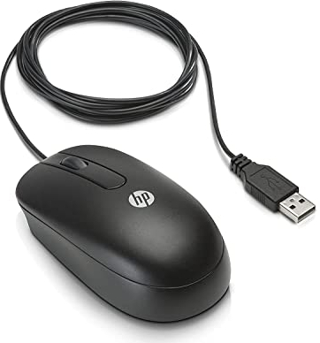 Souris Optique HP USB 2 Boutons 2013 Design Noir