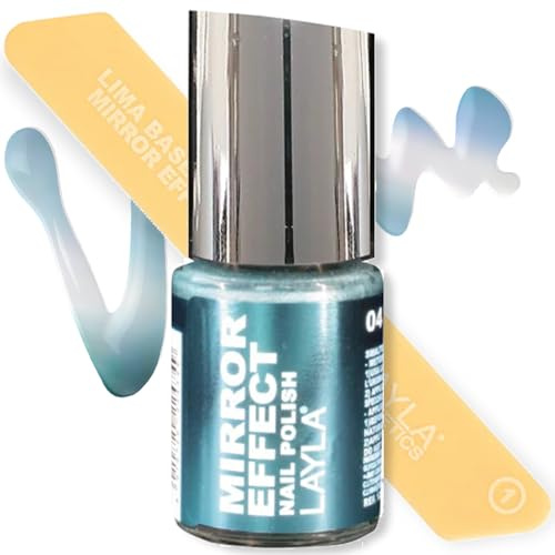 Layla Cosmetics Mirror Effect Nagellack - titanium sky, 1er pack (1 x 0.01 l)