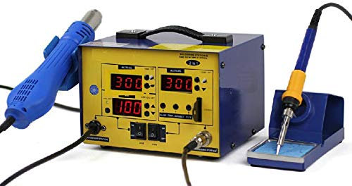 GOWE (Brushless Fan) High Power Digital Lead-Free 2 in 1 Soldering Station/Hot Air Rework Station 720W
