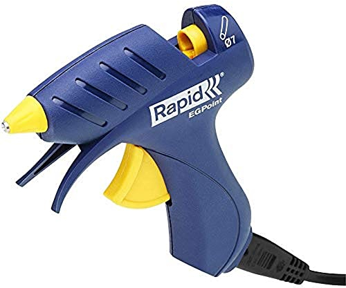 Rapid 5000432 - Pistola incollatrice con cavo asportabile, moello EG Point, diametro 7 mm, colore: blu