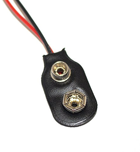 Conector con enganche a presión en I para pila 9 V, 1