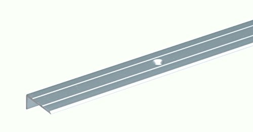 Alberts 477158 Treppenkanten-Schutzprofil | Aluminium, silberfarbig eloxiert | 2000 x 25 x 10 mm
