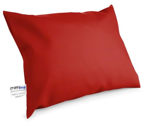 Cuscino Sport-Tec, Cuscino da Divano, Cuscino terapeutico, Cuscino da Seduta, Cuscino d'appoggio in Similpelle, 45x35x9 cm
