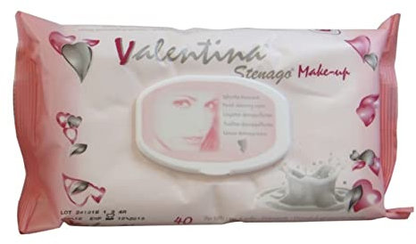 40 Lingettes Démaquillantes Valentina