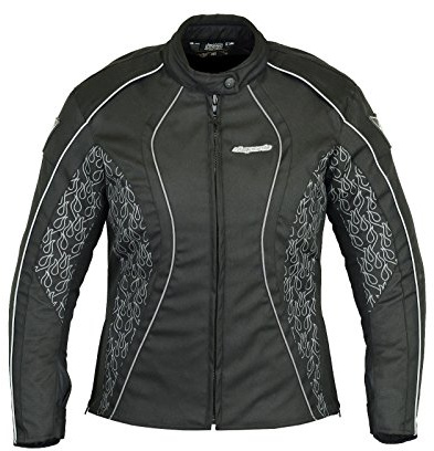 RKsports Women Motorcycle Motorbike Textile Jacket Black Pink Grey Ladies