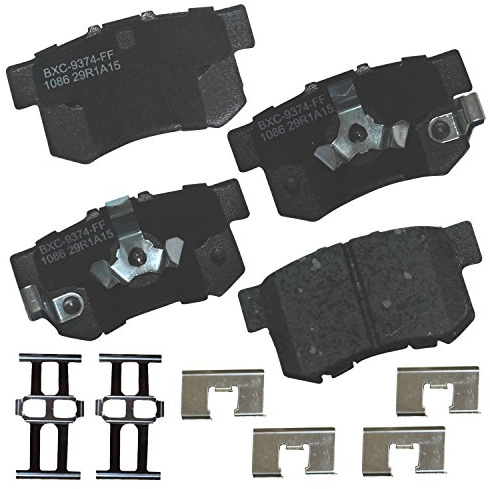 Bendix Premium SBC1086 Ceramic Rear Brake Pads for Acura RDX 2018-2010, Honda Accord Crosstour 2011-2010, Crosstour 2015-2012, CR-V 2016-2005