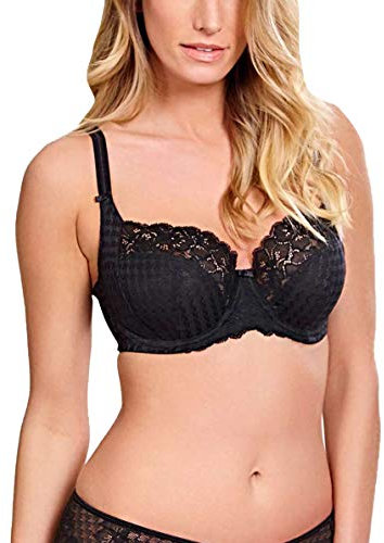 Panache Women's Envy Full Cup Everyday Bra, Black, 34H