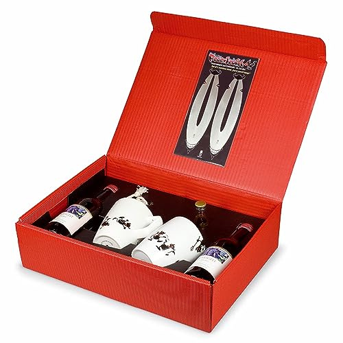 Take2 26070 Feuerteufel Geschenk Box, Edelstahl Porzellan, 8-teiliges Set
