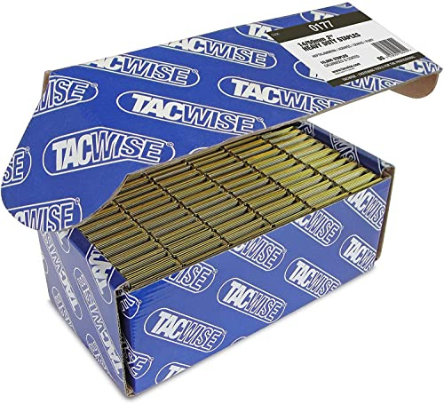 Tacwise 0175 Typ 14/38 mm Rahmenklammern, Schmale Krone, 10.000 Stück | Verzinkte, Professionelle