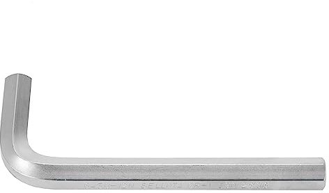 Bellota 6450-12 N - Clé Allen en Acier, Outil de Bricolage et d'Atelier Forgée au Chrome-Vanadium et Nickelée - Clé Allen Incassable - Dureté 50 HRc, Dimensions 12 x 55 x 135 mm