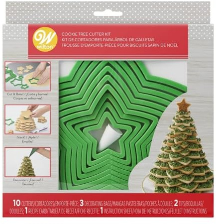 Wilton, set di 15 taglia pasta, per creare un albero