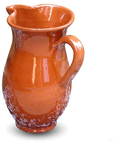 Valdearcos Spanish Terracotta Wine Sangria Jug Vase - 2 Litre