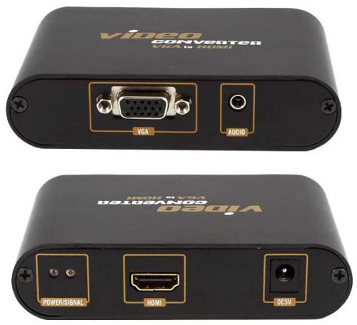 Mini CONVERTITORE da VGA A HDMI con Audio in Jack