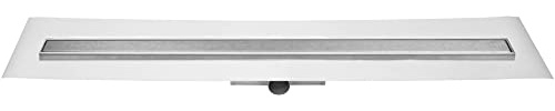 Easy Drain Compact FF Zero Ablaufrinne 70 x 6 cm seitlicher Anschluss RVS