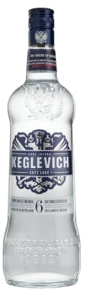 Keglevich Bianca 8505023.1 Vodka, L 1 | Vodka dal Gusto Puro e Deciso con Tutta l’Anima della Polonia, Pura Acqua Sorgiva, 100% Puro Grano (Frumento e Triticale)