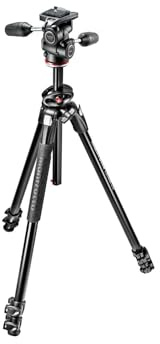 Manfrotto MK290DUA3-3W trépied Caméras numériques 3 Pieds Noir