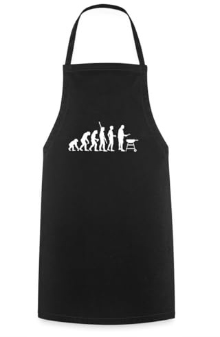 Spreadshirt Évolution Du Singe Au Chef De Barbecue BBQ Tablier Cuisine