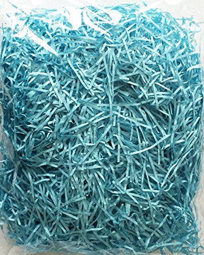 PAPIERWOLLE, Papiergras, Ostergras, Dekogras farbig Papier. 100g. Art.16720 BLAU