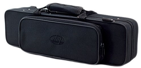 Sky C 16 Hole Flute Lightweight Case with Shoulder Strap (Black)
