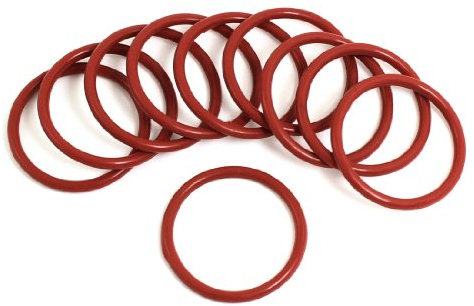 sourcingmap 10pcs Joint Torique En caoutchouc rouge 38 mm x 3 mm x 32 mm JOINT DE RETENUE DHUILE DE JOINT de rondelles d'étanchéité
