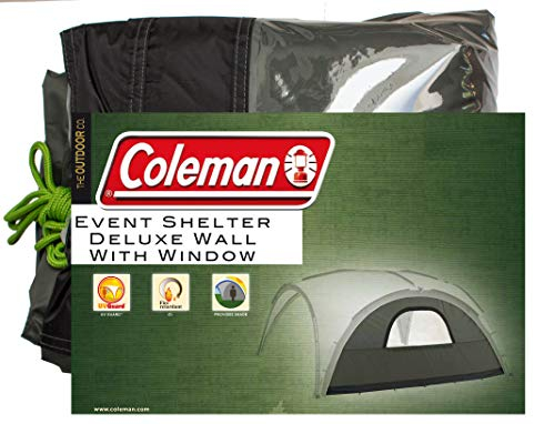 Coleman Event Shelter Deluxe Wall with Window - X-Large, Green