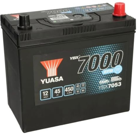 Yuasa YBX7053 12V 45Ah 450CCA EFB Start Stop High Performance Battery