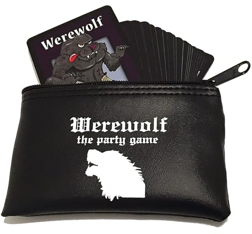 Apostrophe Games Werwolf Das Partyspiel - 42 Rollenkarten, für 7 bis 30 Spieler - Spieleabend, für Erwachsene und Jugendliche - Interaktives Brettspiel (Englisch Version)