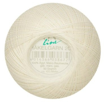 ONline HÄKELGARN 50 g Stärke 20 0003 433 m 50 g