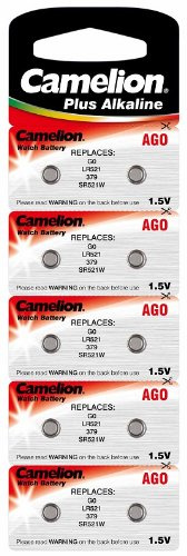 AGI Alkaline Knopfzelle CAMELION AG0/LR63/LR521/379 Original