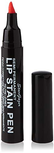 Stargazer Semi-Permanent Vegan Lip Stain Pen 6. Up To 12 Hour Creamy Matte Lip Colour With Reversible Nib