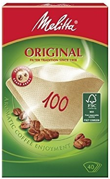 40 x Filtertüten/Kaffeefilter Melitta Original 100 (Naturbraun)