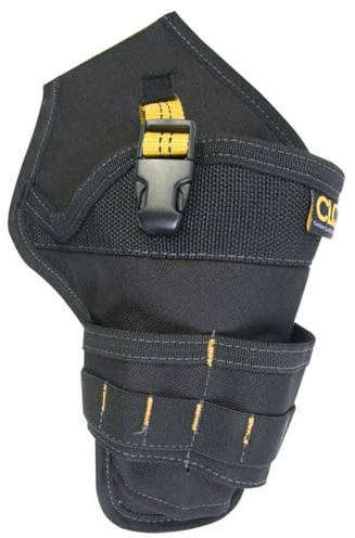 CLC Custom Leathercraft 5023 Deluxe - Funda para Taladro de Polietileno, Color Negro