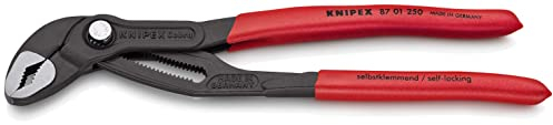 KNIPEX 87 01 250 Cobra, high performance water pump pliers with fast adjustment, 250mm Red