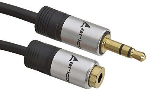 cavo di prolunga jack aricona - prolunga cavo audio AUX 3,5mm / 1 metro