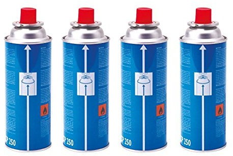 Campingaz CP250 Gas Cartridge - Blue, 4 x 250 g by Campingaz