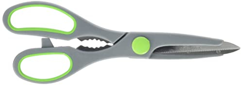 Nirosta Tijeras con Abrebotellas, Acero Inoxidable, Grey- Green, 21 x 5.5 x 1.1 cm