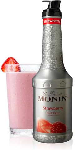 Monin Puré de fresa 1 litro - Botella individual