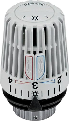 TA Heimeier Thermostat-Kopf mit Diebstahlsicherung durch 2 Schrauben, 6040-00.500