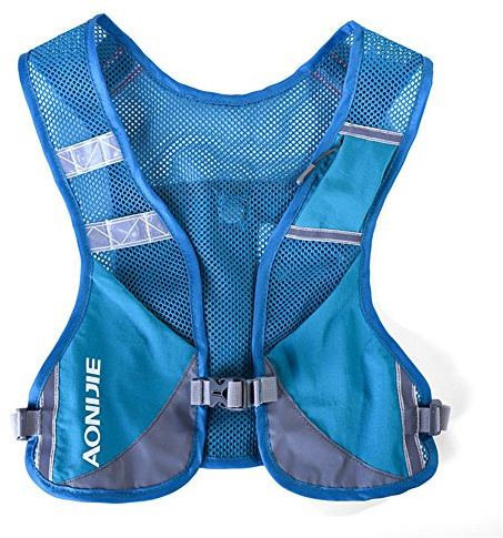 AONIJIE Ultraleicht Trinkrucksack Laufen Marathon Rucksack Getränketasche (Blau)