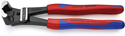 KNIPEX Bolzen-Vornschneider hochübersetzt mit Kunststoff überzogen 200 mm, 61 02 200