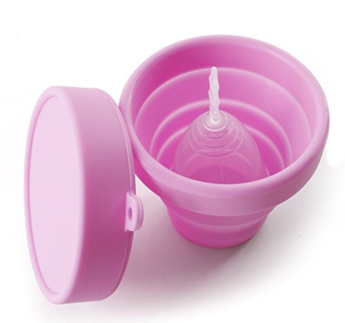MamiCase Sterilizzatore Richiudibile per Coppetta Mestruale MamiCup – Silicone Alimentare – Porta Coppetta Mestruale Igienico da Viaggio