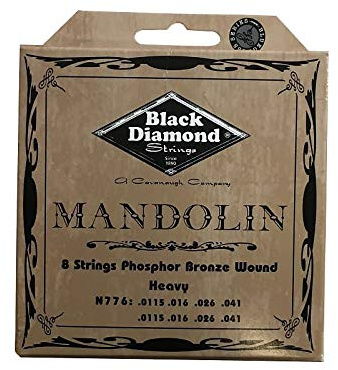 Black Diamond Mandolin Strings Phosphor Bronze Loop End .0115-.041