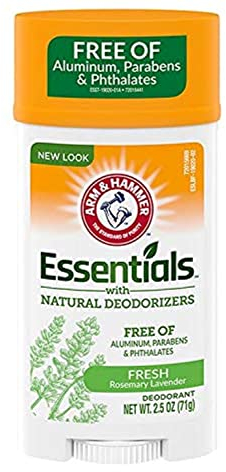 ARM & HAMMER Essentials Natural Deodorant Fresh 2.50 oz (Pack of 4)