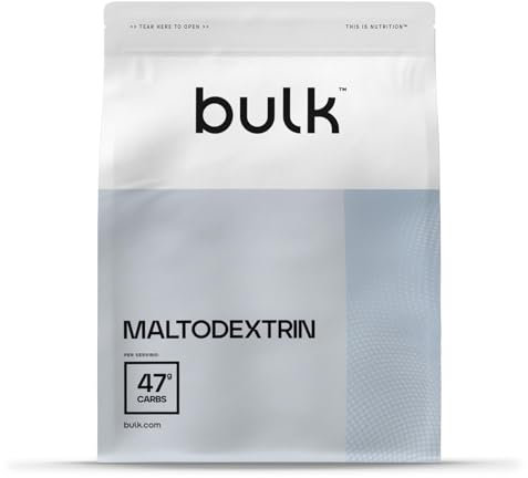 Bulk Maltodextrin Powder, 2.5 kg, 50 Servings, Packaging May Vary