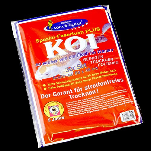 AQUA CLEAN Original Aqua*Clean KOI-Tücher---- 3er-Set
