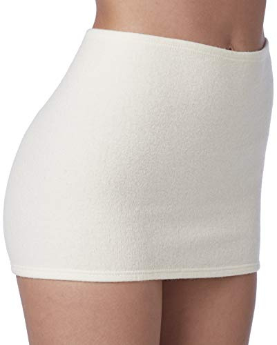 CzSalus Bauchwärmer aus Angorawolle - naturfarben Größe L/XL