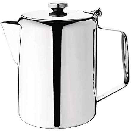 Olympia Concorde Coffee Pot Stainless Steel 70Oz 2L Espresso Maker Italian