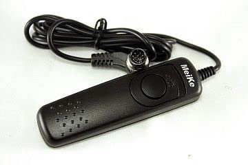 GIn - Telecomando Di Scatto Remoto Con Cavo Per Nikon D200, D300, D300s, D500, D700, D800, D800E, D810, D810a, D1, D2, D2Xs, D3, D4, D4s, D5, Fuji S5, Altre fotocamere con plug N1 MC-DC0