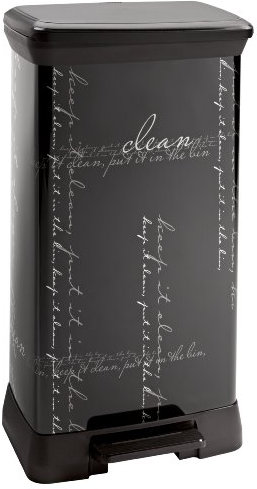 CURVER 210974 - Producto de almacenaje para la Cocina, 50L, Color Negro(version antigua)