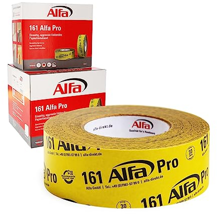 Alfa 2x Pro Spezialklebeband 50 mm x 40 m Profi-Qualität Dampfbremsen Dampfsperren Dachfolien aggressiv klebendes luftdichtes Folienklebeband/Systemklebeband
